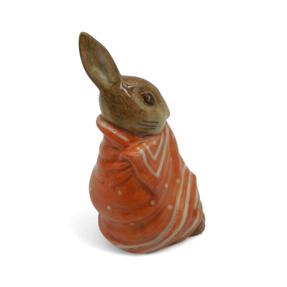 BEATRIX POTTER Poorly Peter Rabbit 1976 Beswick England Vintage Signed Figurine - Picture 2 of 10